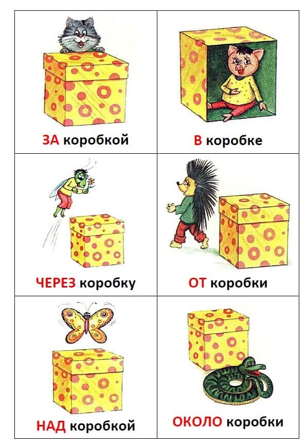 Изображение к статье: Предлоги в картинках