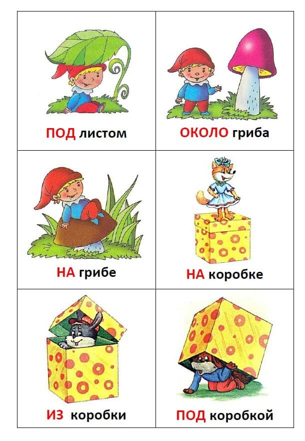 Изображение к статье: Предлоги в картинках